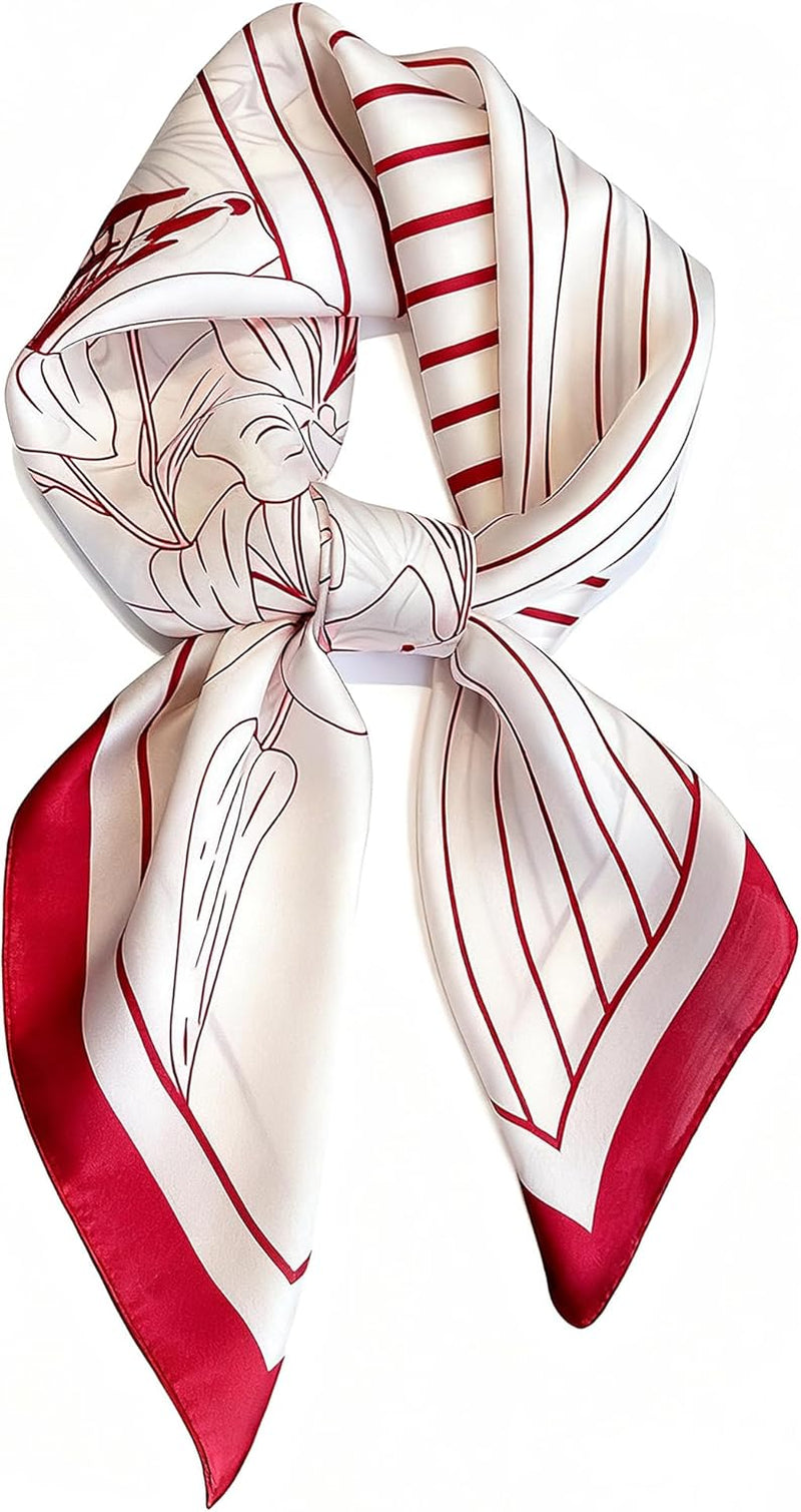 Satin Bandanas Head Scarf for Women Hair Scarves Accessories Lightweight Fashion Wrap Neck Silk Sleeping Headscarf