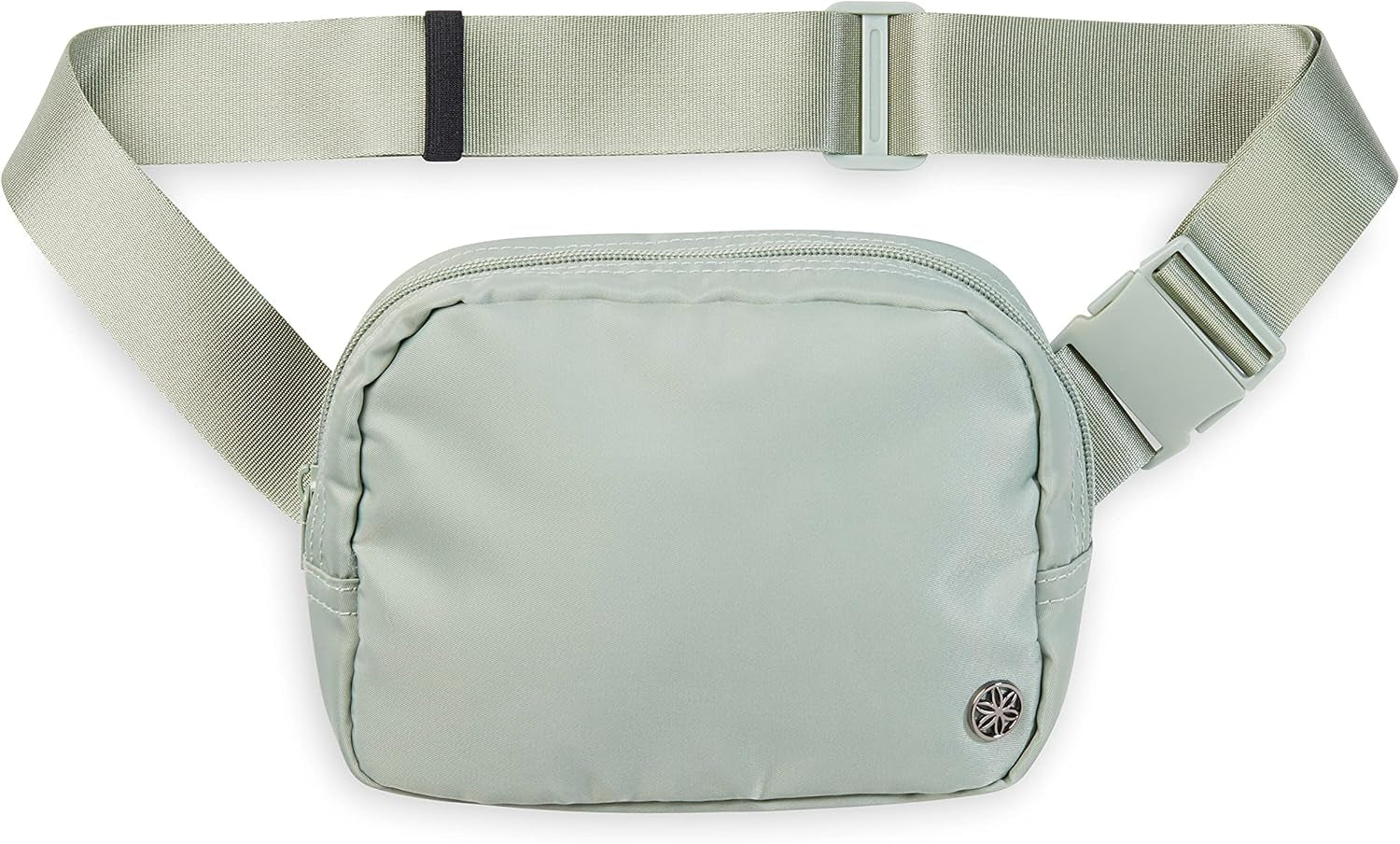 Gaiam Fanny Pack Running Belt Bag - Sidekick Waist Pack Cell Phone Holder Exercise Gym Slim Zipper Workout Pouch Jogging Bag | Multi Pocket, Adjustable Fit, Walking, Runner Accessories Women, Men