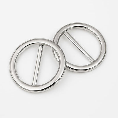 3PCS Circle Scarf Set, Multi-Way Loop Infinity Scarfs with Accessory Clips, Soft Stretchy Fashion Headband for Women, Versatile Neck Wrap Shawl (Black&Gray&Silver)