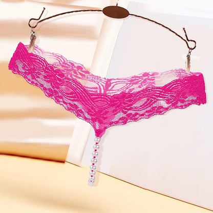 Front view of colorful floral brief underwear with cheeky cut