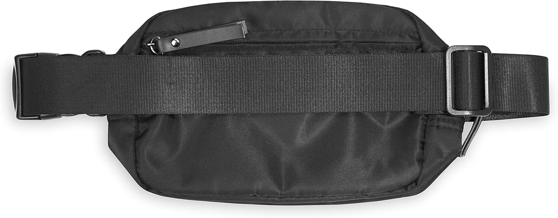 Woman wearing Gaiam Sidekick running belt during workout