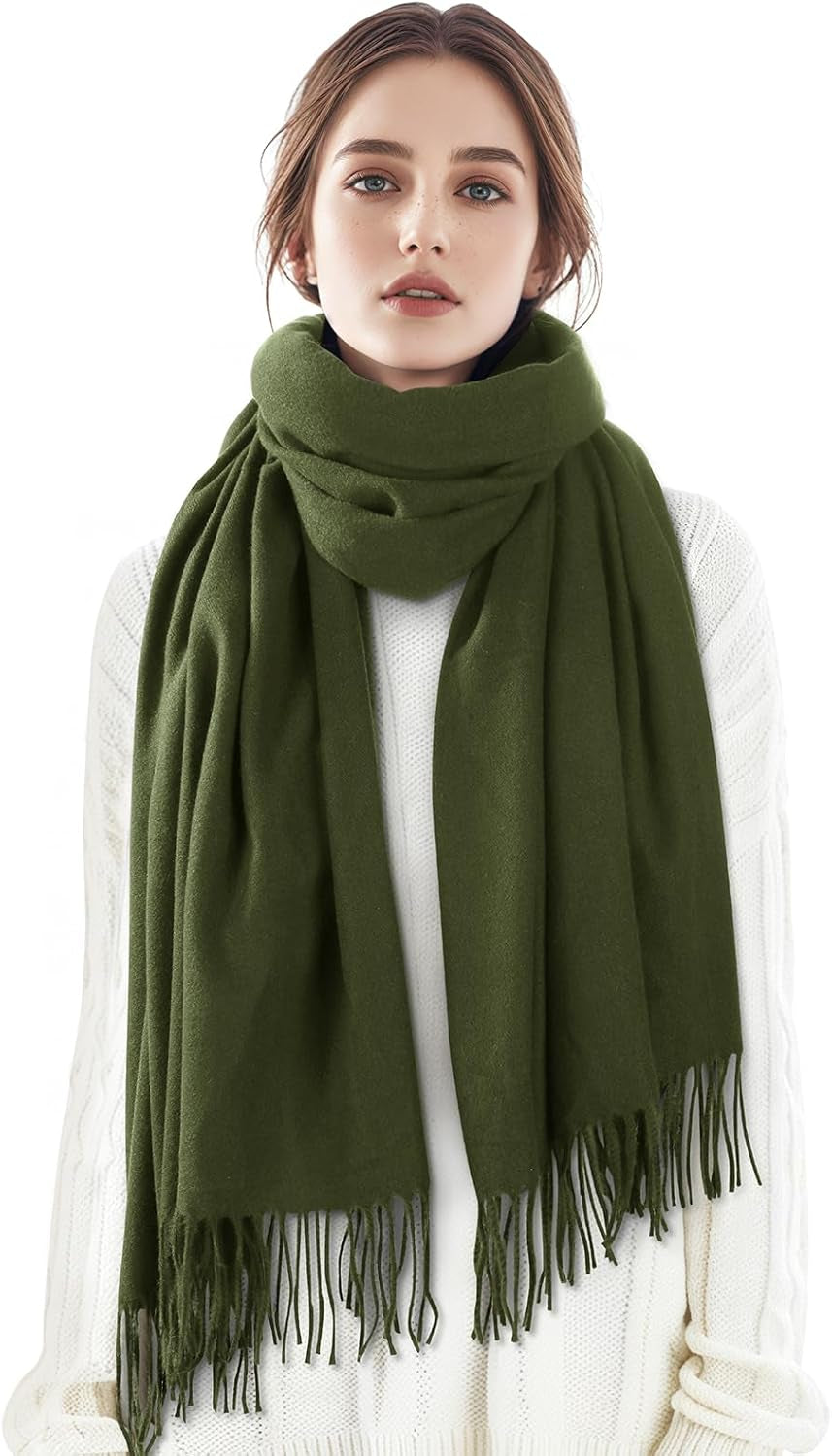Premillow Scarfs for Women, Winter Scarf, Classic Pashmina Shawls and Wraps, Cashmere Feel Scarfs for Women, Long Scarves