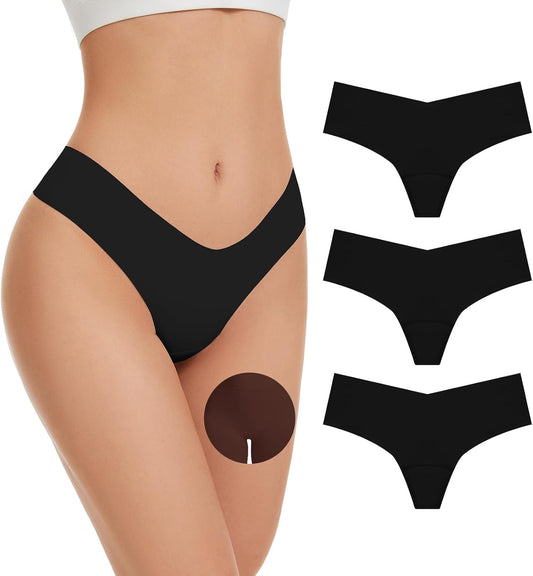 OVRUNS camel toe proof thong underwear front view