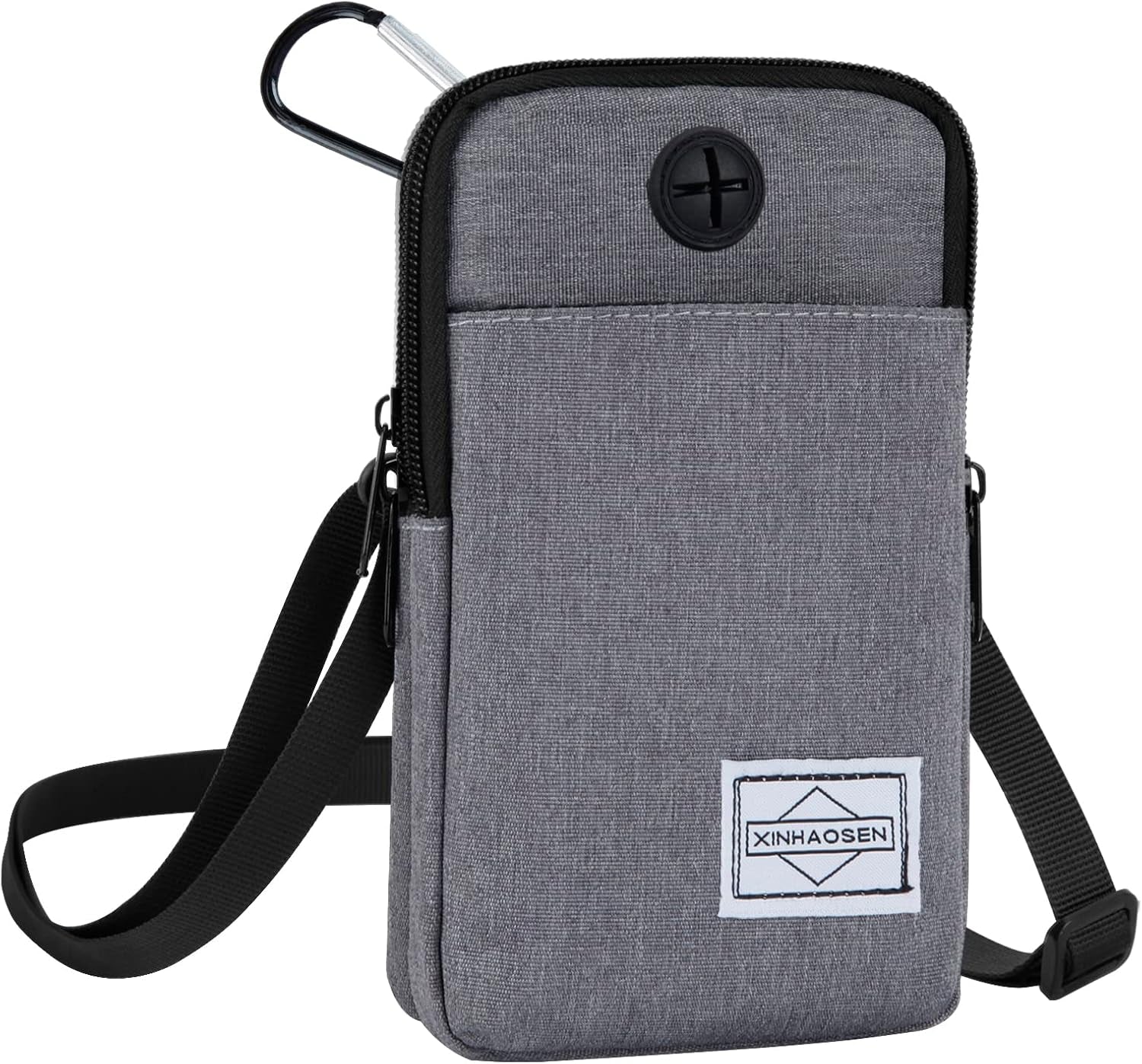 Cell Phone Purse Waist Pack Bag Travel Crossbody Bag Wristband Sport Armband Wallet with Removable Shoulder Strap (Pink)
