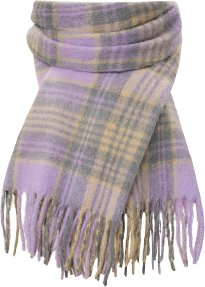 DOFOWORK Winter Scarf for Women - Winter Scarves for Women/Men 81"×18" Tassel Blanket Scarf Womens Scarves Wraps