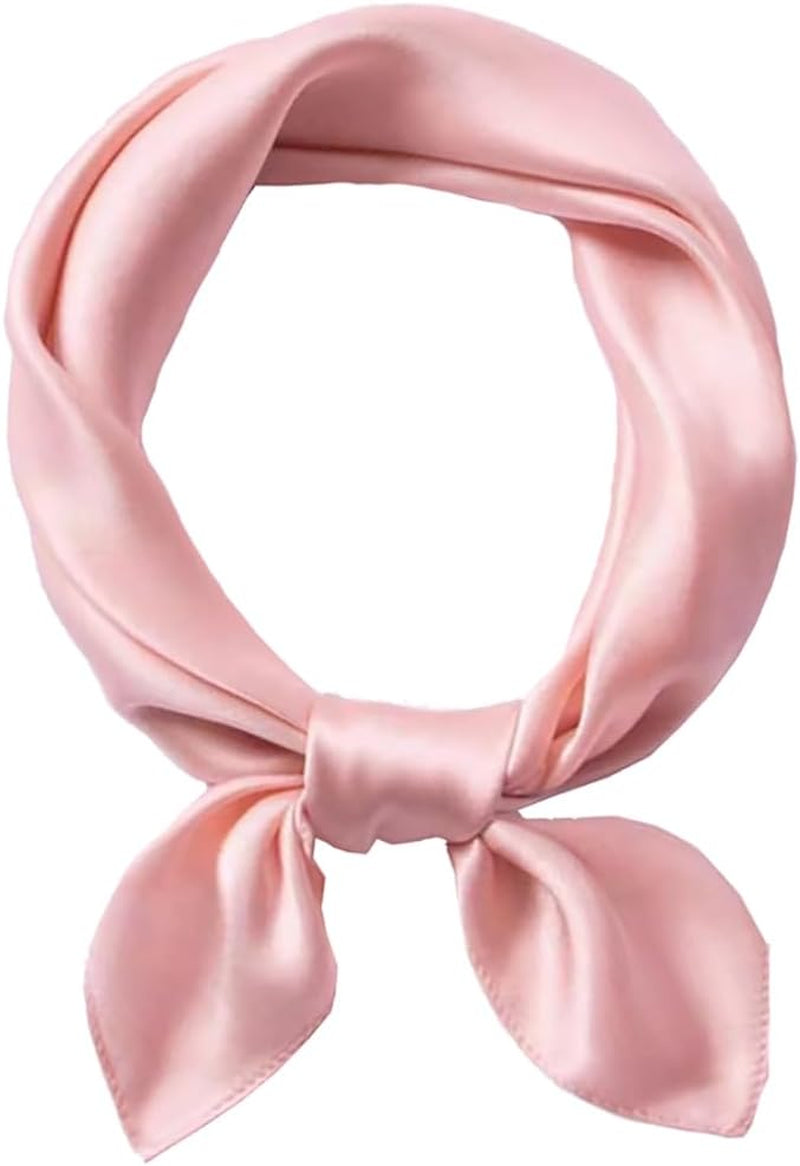 ANDANTINO 100% Mulberry Silk Square Scarf for Hair-25.6" X25.6'' Women Men Natural Silk Neckerchief Digital Printed Headscarf