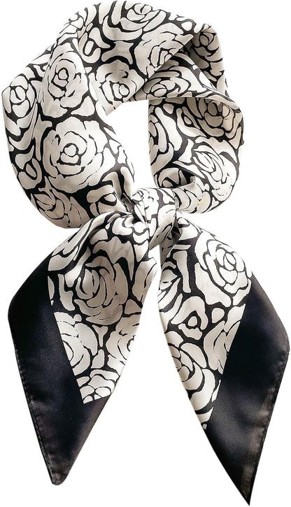 Satin Bandanas Head Scarf for Women Hair Scarves Accessories Lightweight Fashion Wrap Neck Silk Sleeping Headscarf