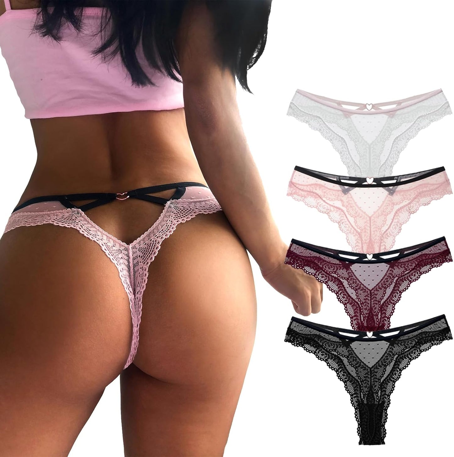 Meshal cotton g-string thong showing seamless comfort technology
