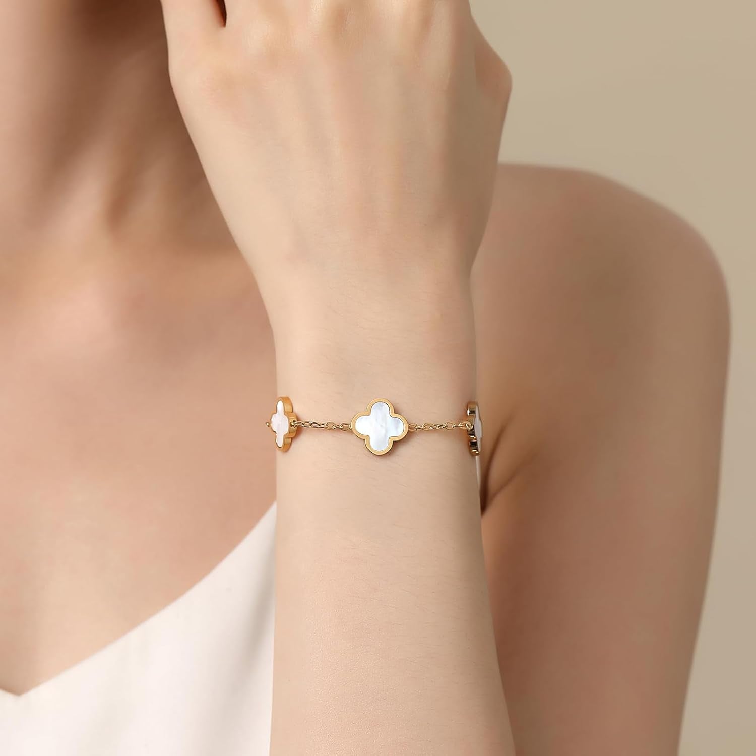 18K Gold Plated Tennis Bracelet Love Bangle Set for Women Stack Bracelets Stainless Steel Bangle Set for Love Trendy Jewelry Gifts for Women