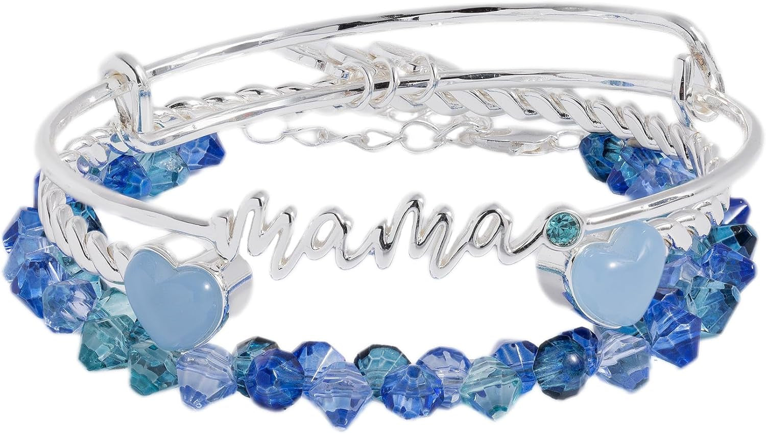 Alex and Ani Paws of Love bracelets stacked together