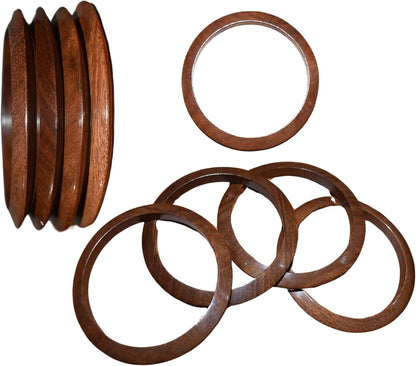 Handmade Natural Wooden Bangles, Stylish Designs,Artisan Premium Quality for Women | Natural Wood Bangles Christmas Gift Jewelry for Her | Eco-Friendly Artisan Crafted Gift