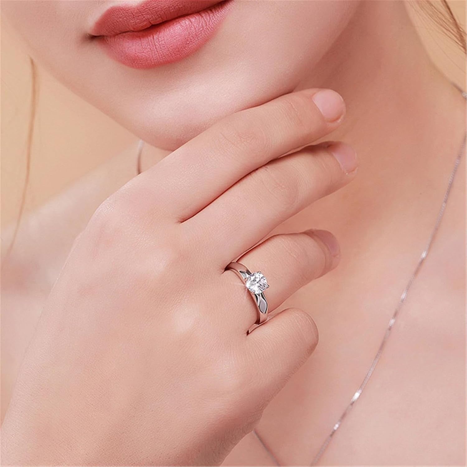 Close-up of intricate design detail on matching promise band