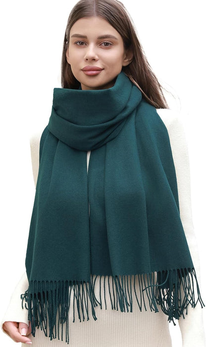 RIIQIICHY Scarf for Women Scarves and Wraps Winter Warm Pashmina Shawl for Cold Weather