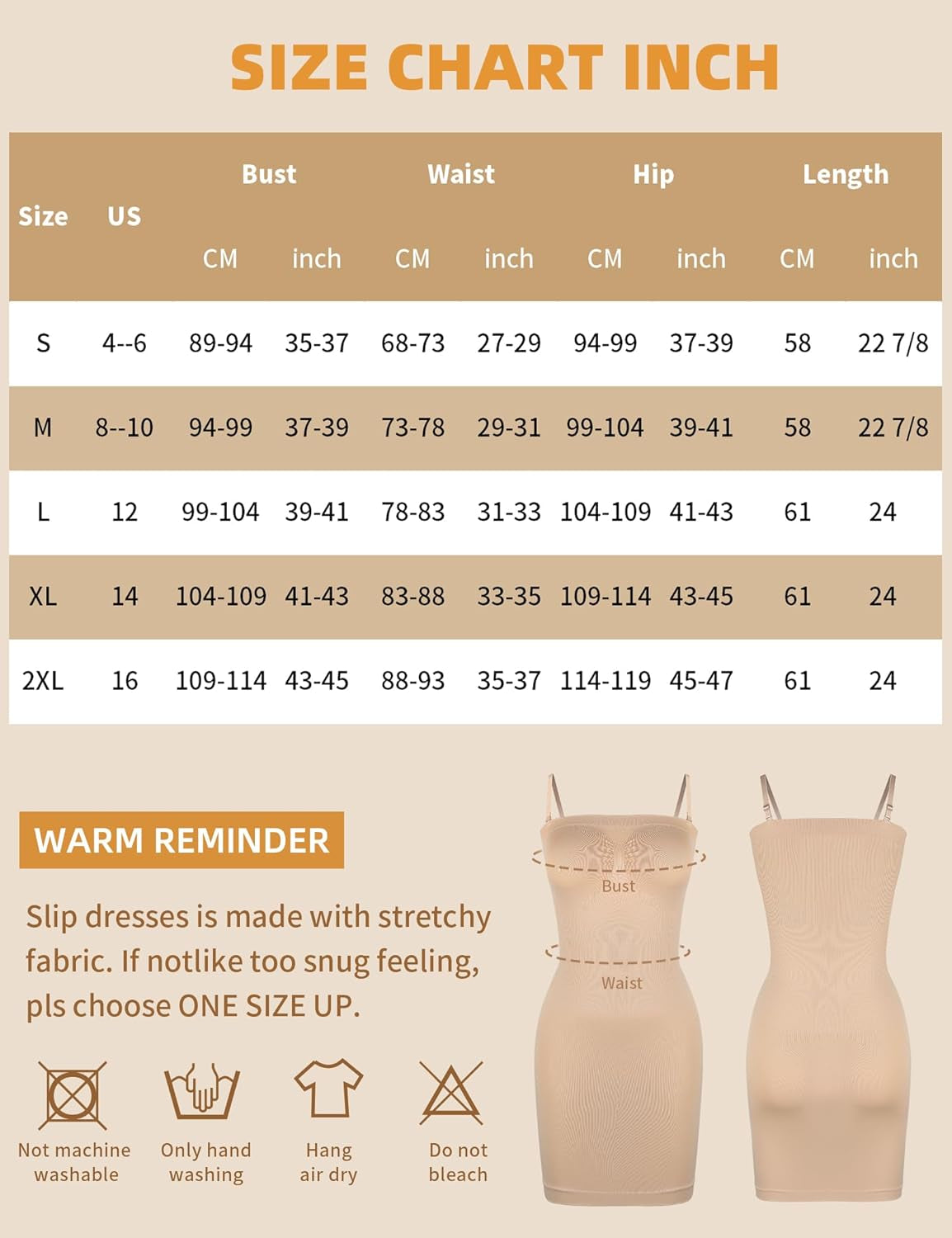 Strapless seamless shapewear slip worn alone as slip dress