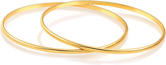 PEARLADA 18K Gold Cuff Bracelet for Women, Chunky Open Bangle Adjustable Bracelet, Trendy Statement Jewelry