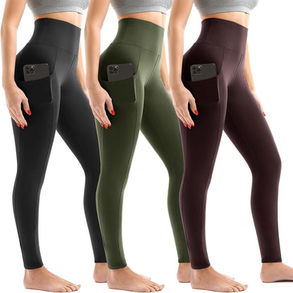 Multiple color options in 3 pack leggings set