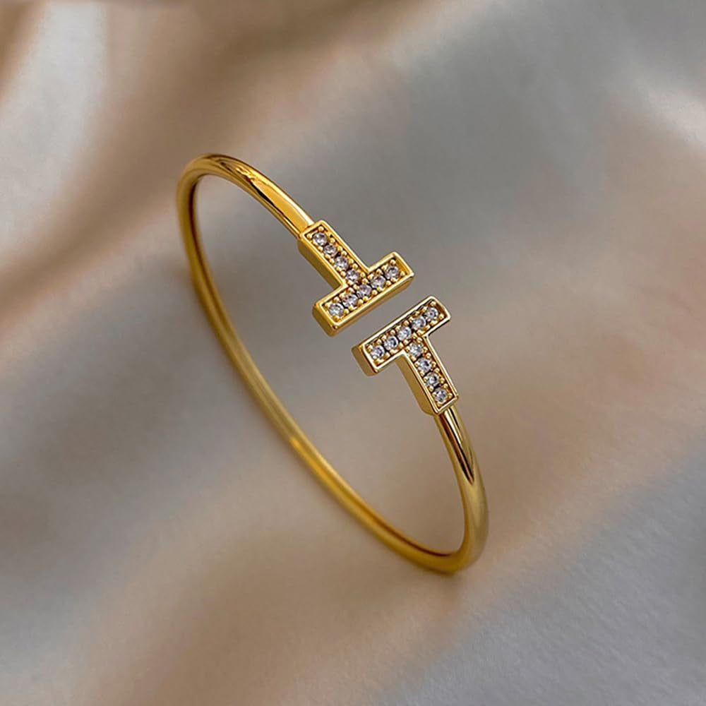 Bangle Bracelets for Women Gold Shine Earrings Rings Bangles Sets