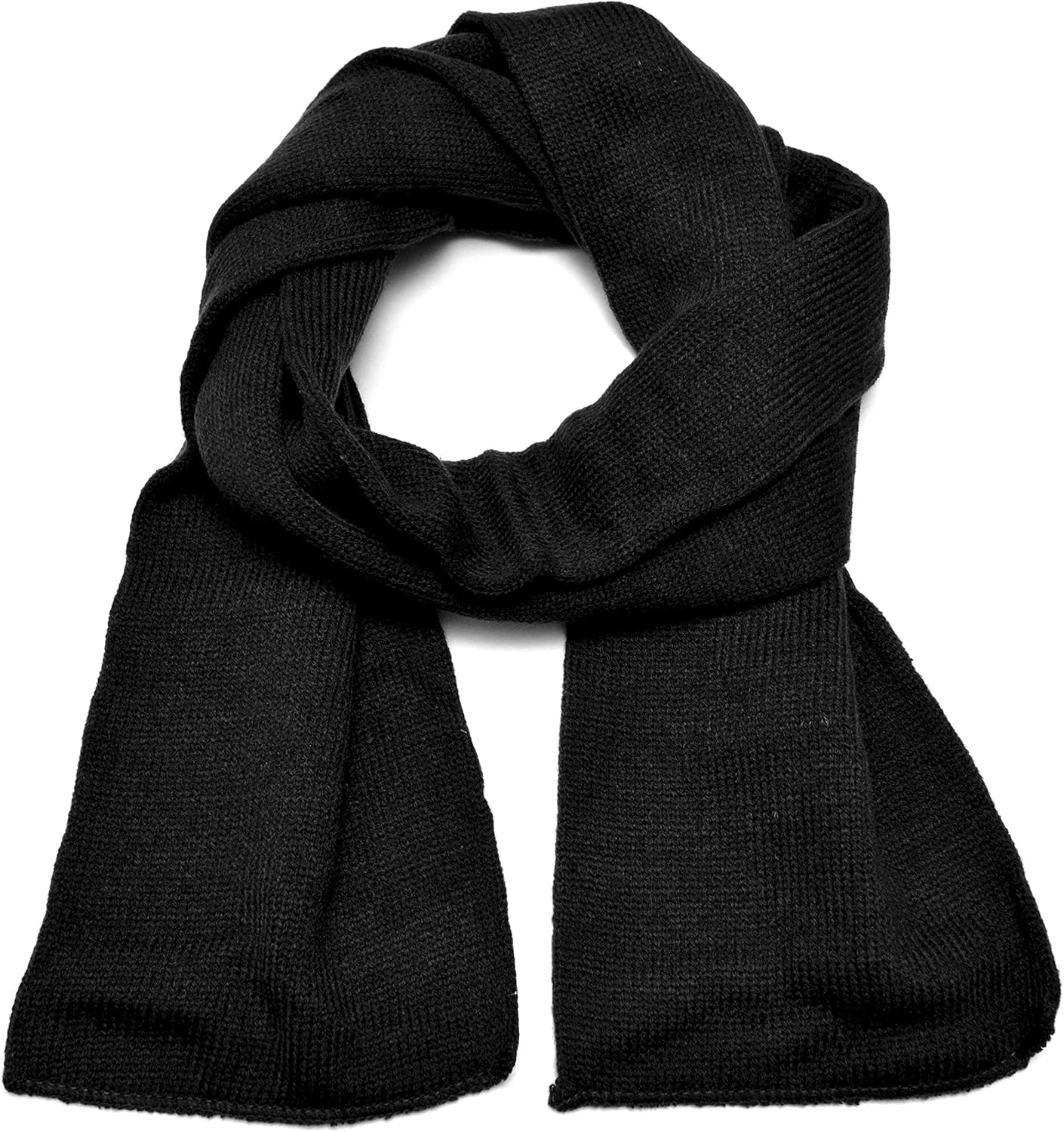 Gelante Men Classic Knit Winter Scarf Warm Double Layer