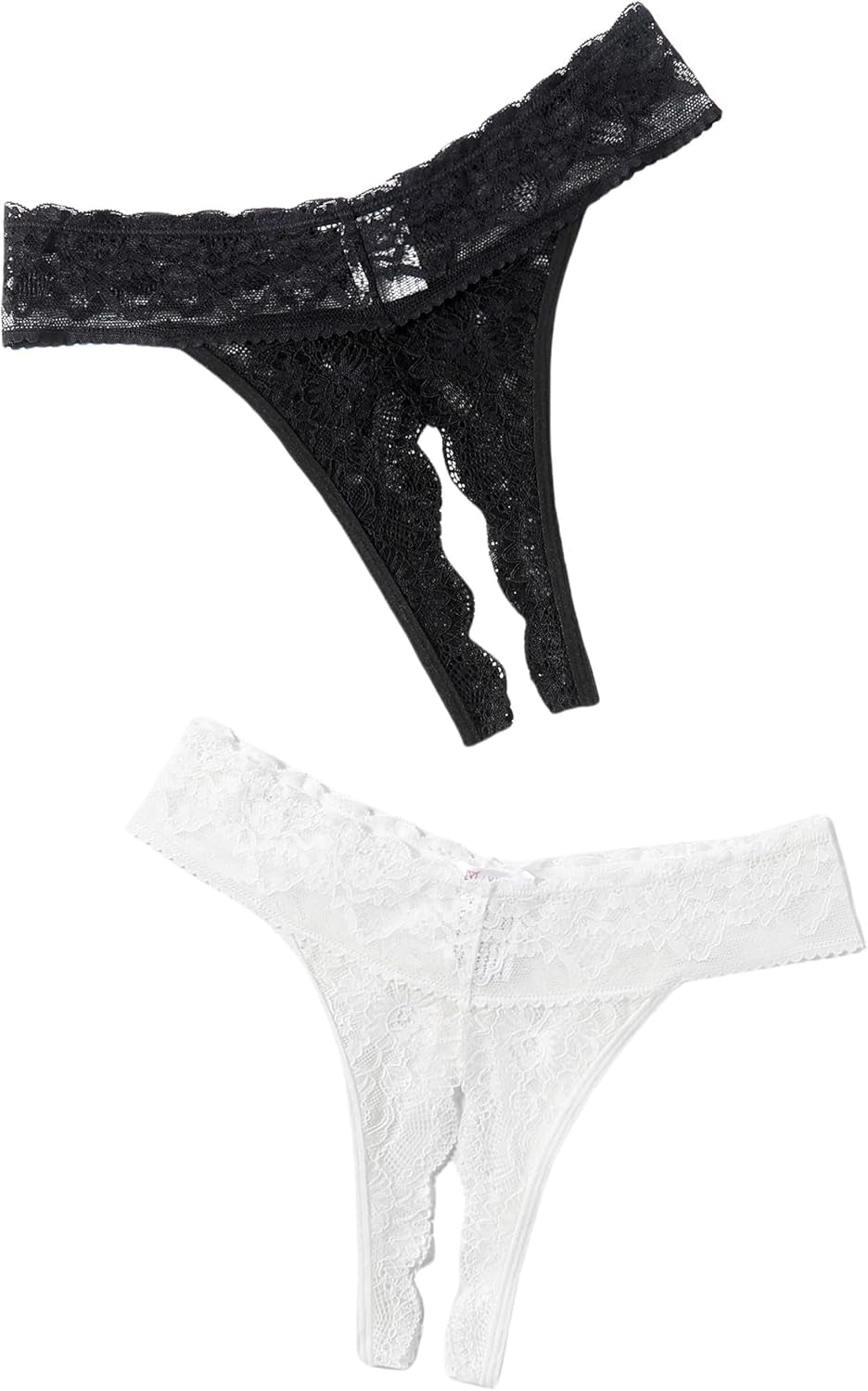 Avidlove Sexy Panties for Women Lace Cheeky Underwear Low Rise T Back Hipster Thong 1-3 Pack