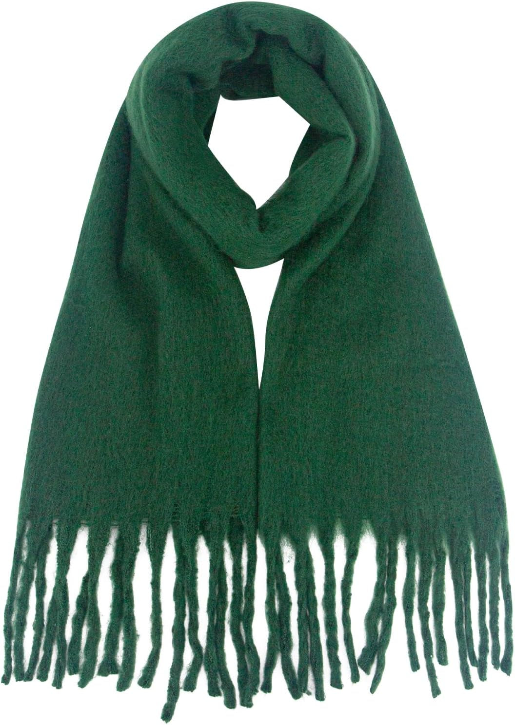 Missshorthair Thick Scarf for Women Big Chunky Colorful Blanket Fluffy Soft Scarves Winter Colorful Shawl Warps