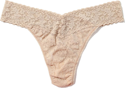 Hanky Panky lace thong back view seamless lingerie style