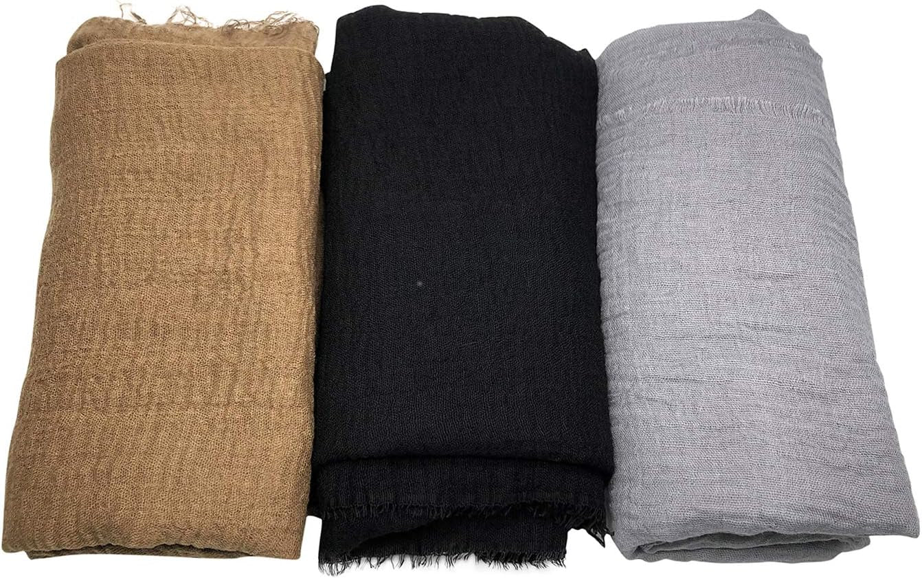 Women Scarf Shawl for All Season 3PCS Scarve Wrap Scarve.