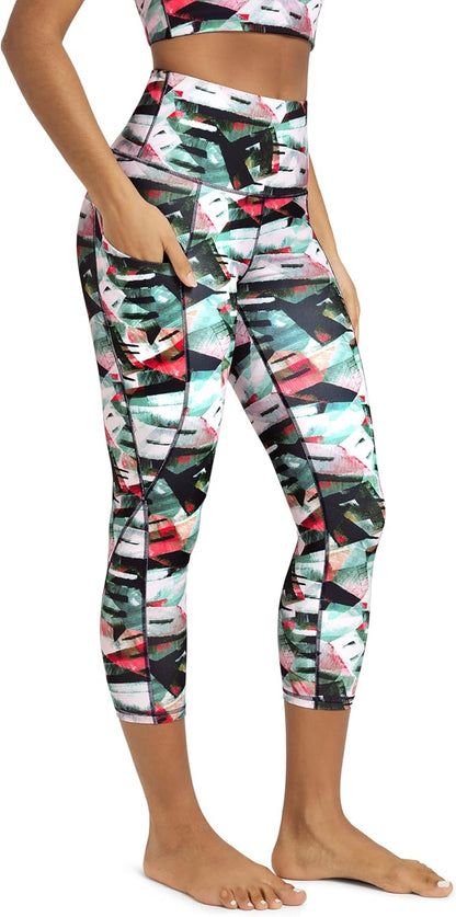 ODODOS Women'S High Waisted Yoga Leggings with Pockets, Tummy Control Non See through Workout Athletic Running Yoga Pants