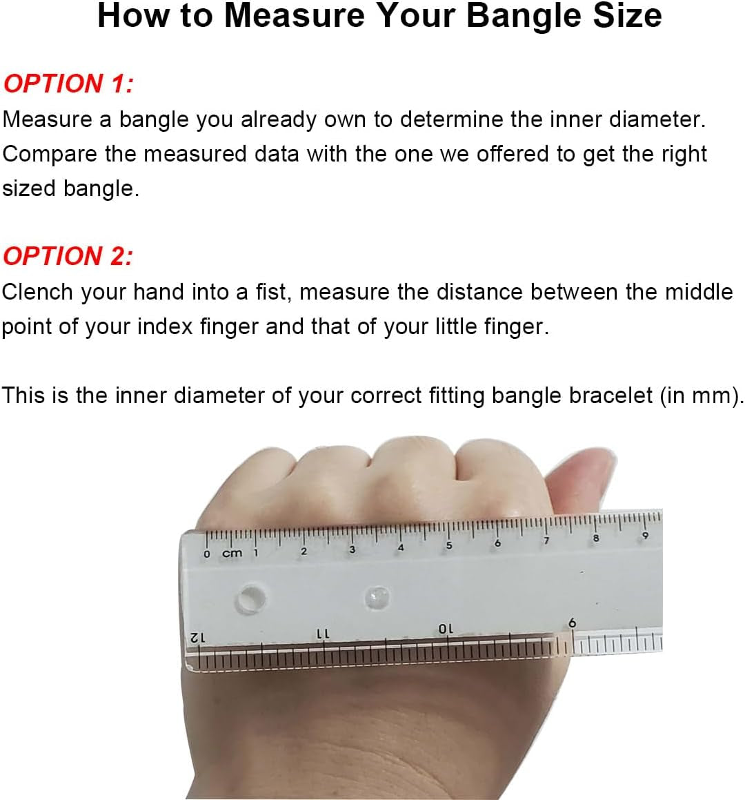 Castillna Glossy Plain Stainless Steel Bangle Bracelets Set for Women, Silver, Set of 7 Pieces