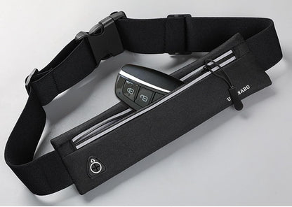 Expandable pocket running phone holder fitting large smartphones
