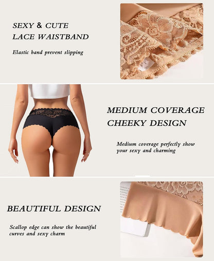 PENUUP lace bikini panties displaying comfort and style detail