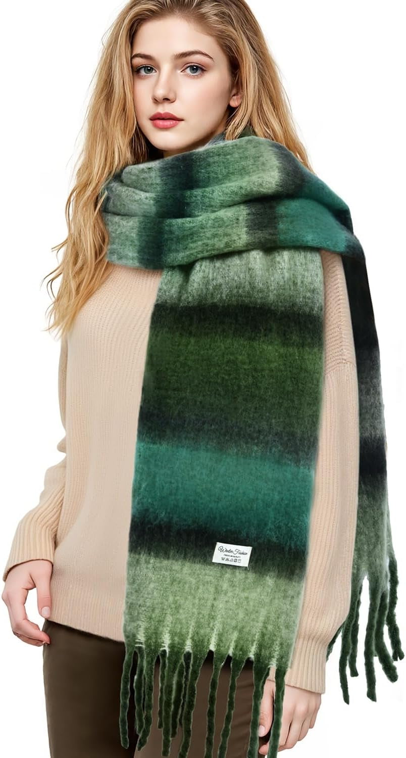 Scarf for Women, Winter Chunky Scarf Warm Scarves Long Shawl Large Winter Scarves Cold Weather for Women