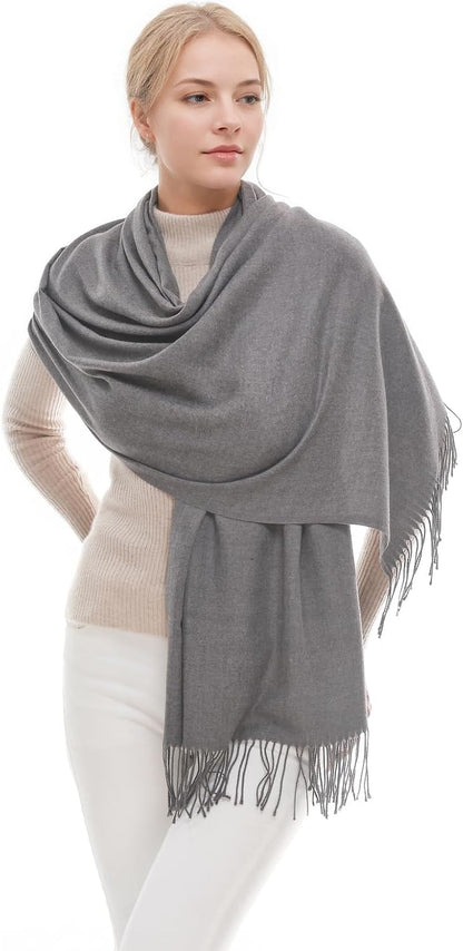 RIIQIICHY Scarf for Women Scarves and Wraps Winter Warm Pashmina Shawl for Cold Weather