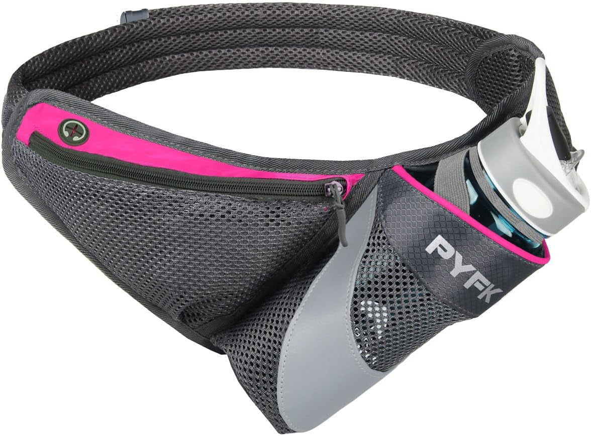 One-handed bottle access feature on PYFK hydration pack