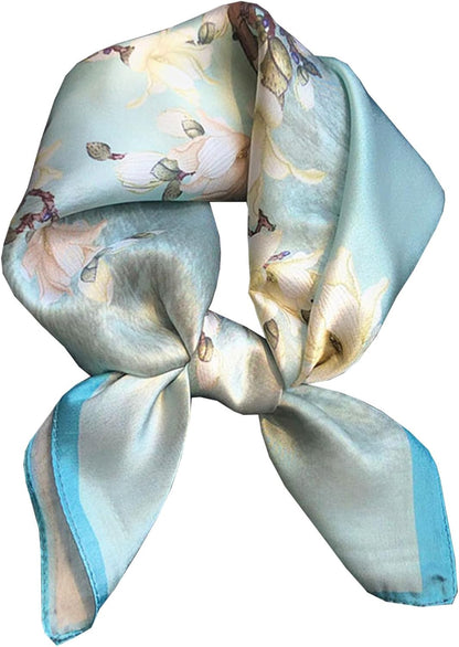 Neck Scarf for Womens Silky Head Scarves Hair Bandanas Square Scarf Fashion Accessories Lightweight