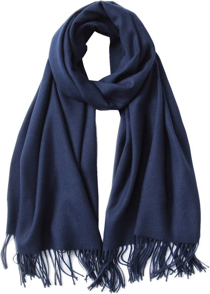 Pashmina Shawl Wrap Soft Cashmere Feel Blanket Scarf for Women, Wedding & Evening Wrap, Winter Warm Fashion Scarves