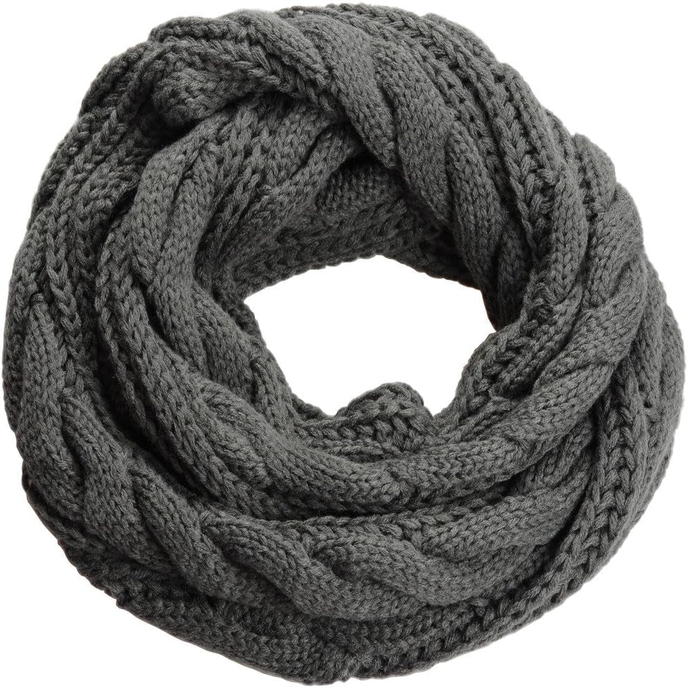 NEOSAN Womens Thick Ribbed Knit Winter Infinity Circle Loop Scarf