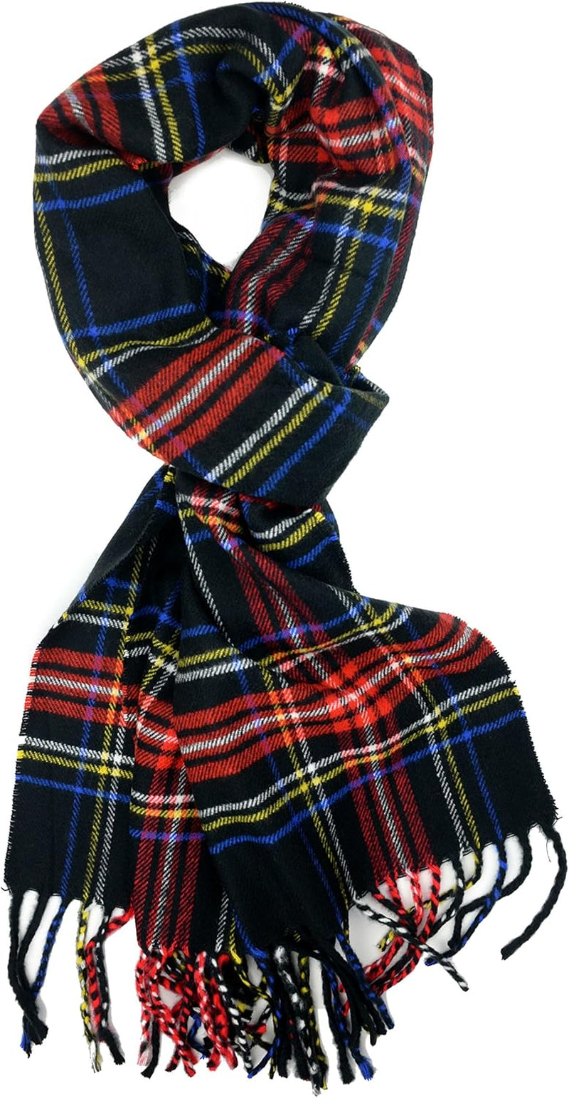 Plum Feathers Super Soft Luxurious Cashmere Feel Unisex for Men and Women Winter Scarf