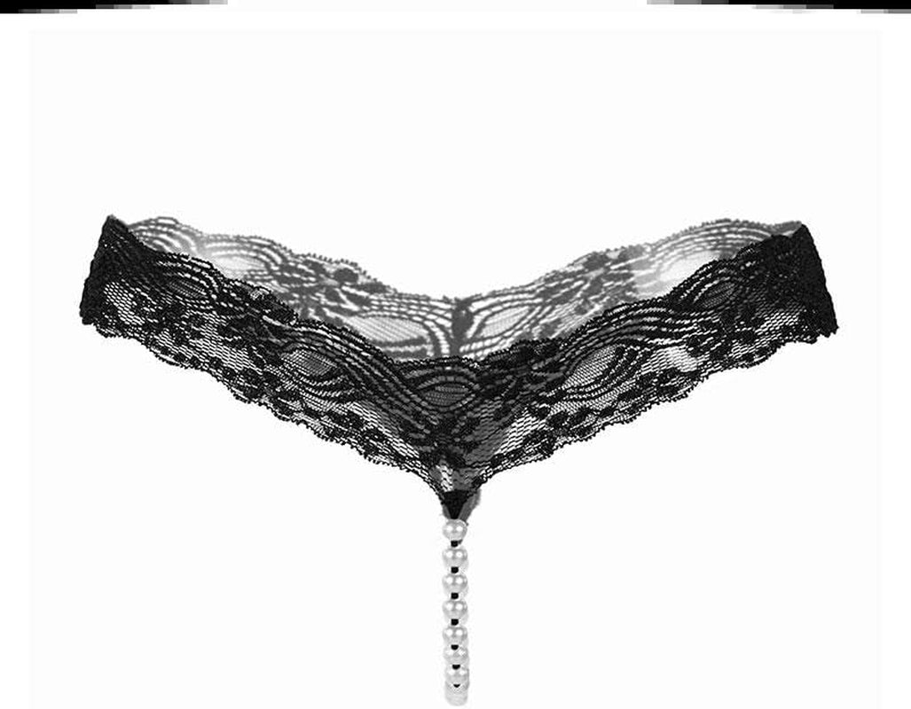 Pearl mini bikini lace thongs side display