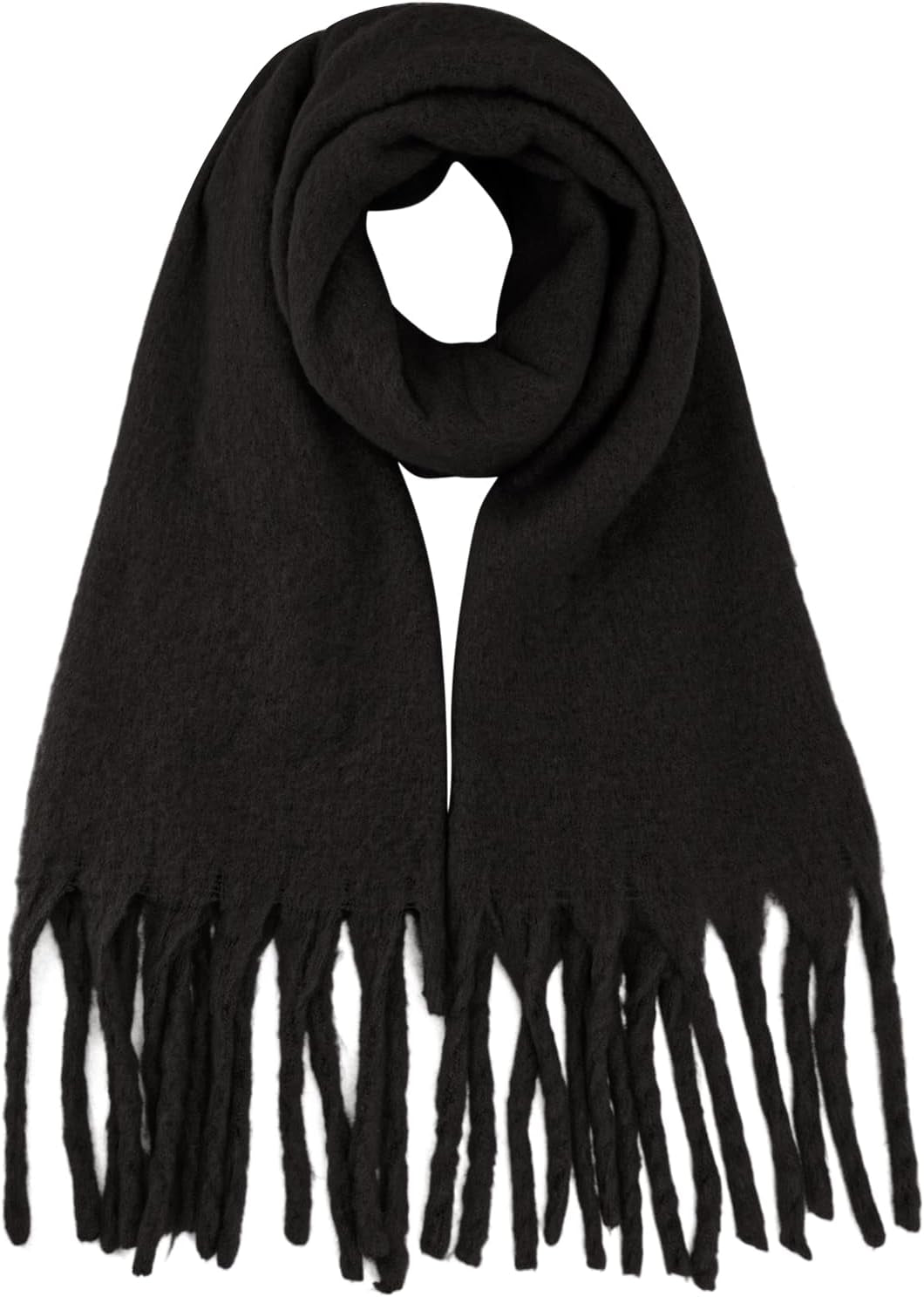 Missshorthair Thick Scarf for Women Big Chunky Colorful Blanket Fluffy Soft Scarves Winter Colorful Shawl Warps