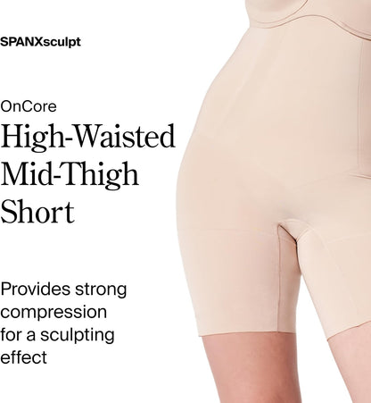 Level 4 compression sculpting shapewear with targeted panels