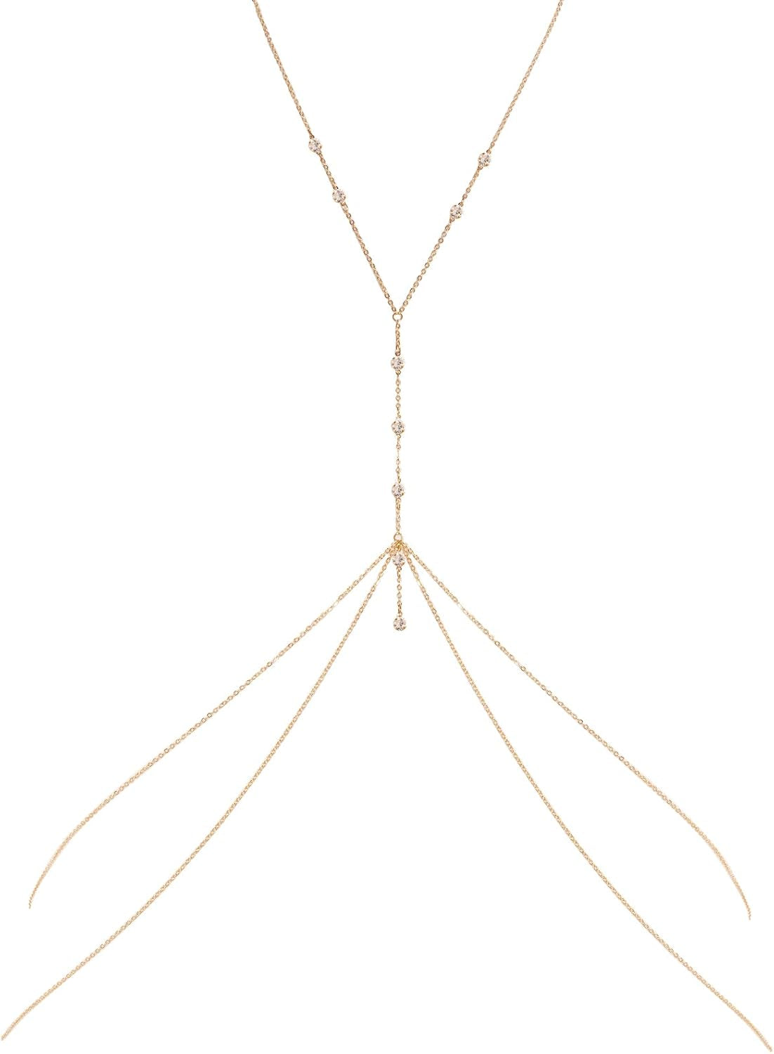 Sexy Body Chain Bra Bikini Waist Belly Body Chains Beach Body Necklace Jewelry for Women