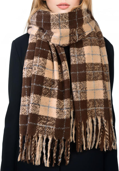 Clothirily Women'S Winter Scarf - Warm Pashmina Shawls and Wraps for Evening Dress Winter Fashion Scarves Ladies Gifts
