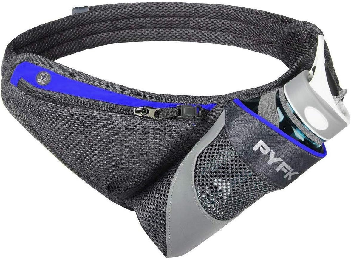 Man wearing PYFK running belt for jogging and sports