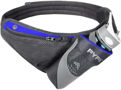 Man wearing PYFK running belt for jogging and sports