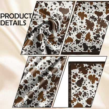 Scarf Silk Feeling Square Satin Head Hair Scarf Wrap 27.5 Inches Headwear Aesthetic Cute Decoration Women Girls