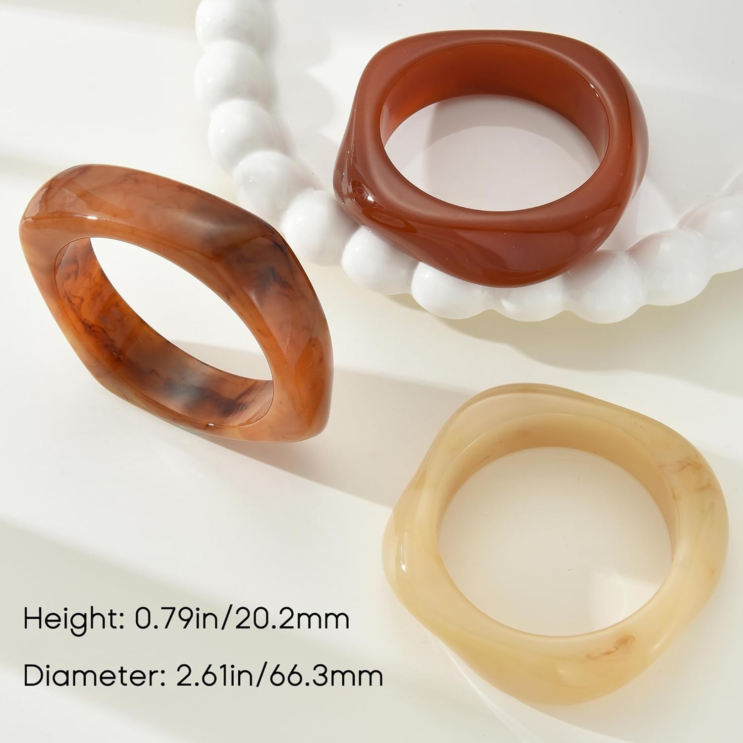 If YOU Chunky Gold Bangle Bracelets for Women, 14K Gold Plated Multi Layer Stackable Cuff Bracelet Set, Trendy Statement Bracelet Stack Jewelry Gifts