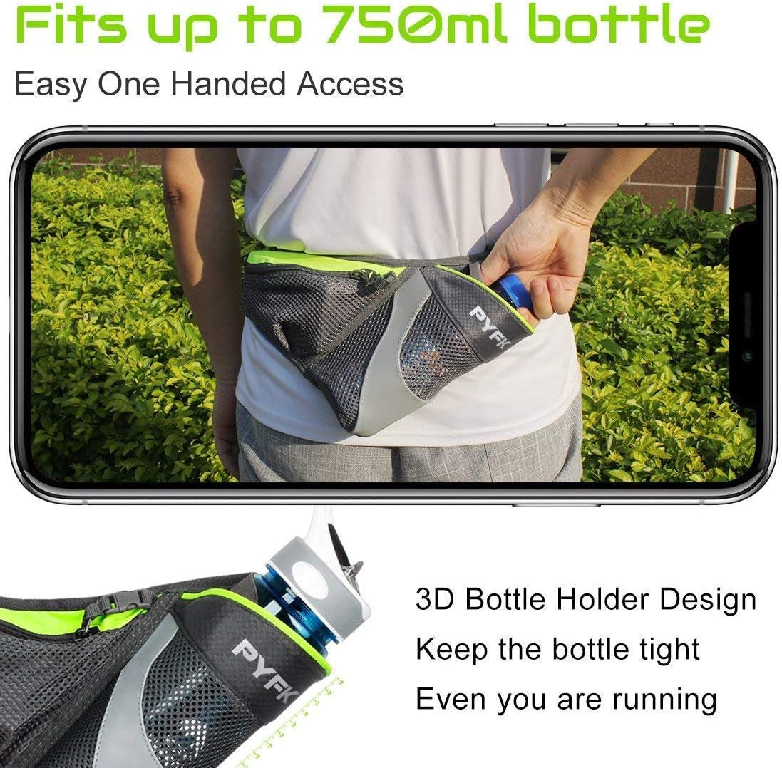 PYFK running belt showing no-shake design during active movement