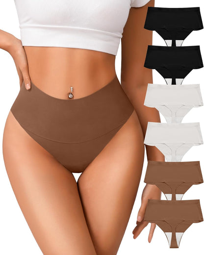High waisted seamless thongs all colors included
