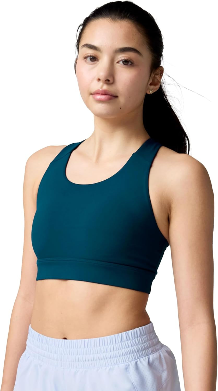 Brooks Women'S Luxe Pocket Bra, Supportive Sports Bra with Pocket for Training, Workouts & Running