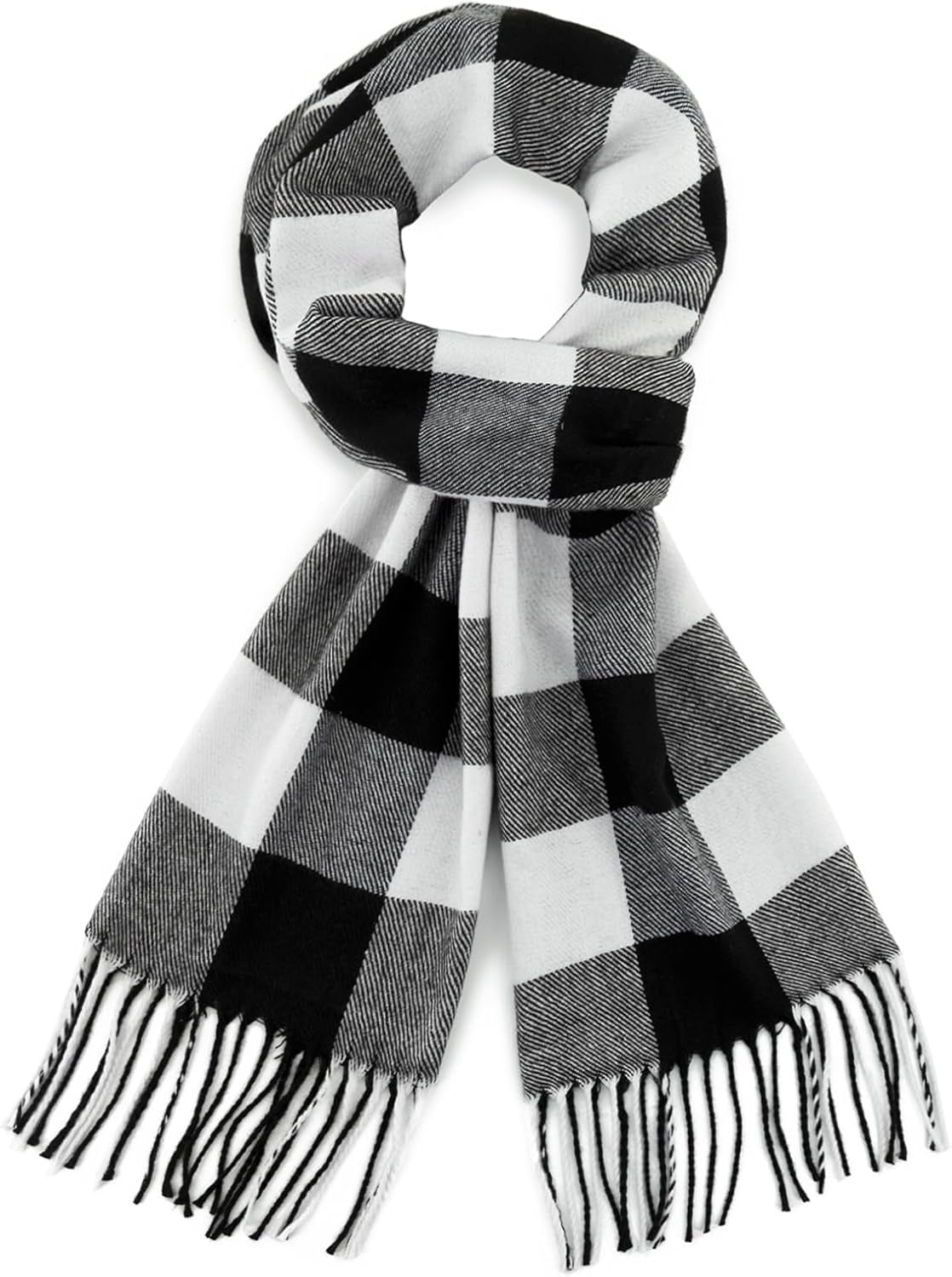 Vimate Plaid Scarf for Men Women Super Soft Classic Tartan Checkered Neck Scarves